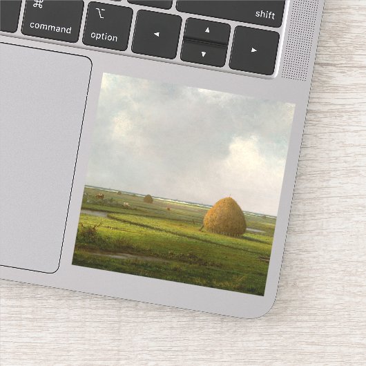 Aussicht auf Marshfield, 1876 von Martin Johnson H Aufkleber (Detail)