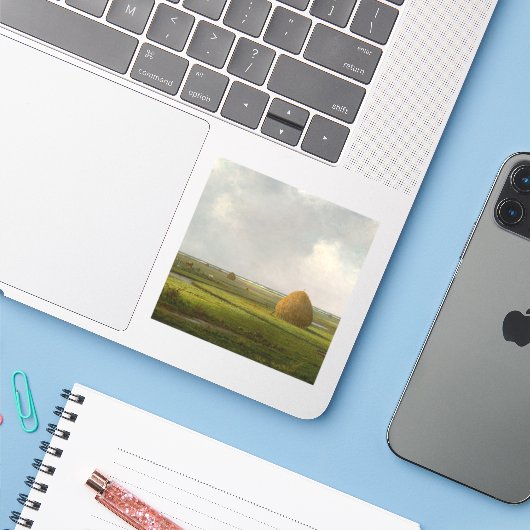 Aussicht auf Marshfield, 1876 von Martin Johnson H Aufkleber (Laptop mit iPhone)