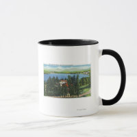 Aussicht auf Mirror Lake und Mirror Lake Inn