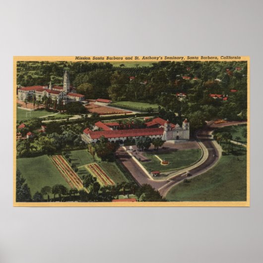 Aussicht auf Mission & St. Anthony's Seminar Poster (Vorne)