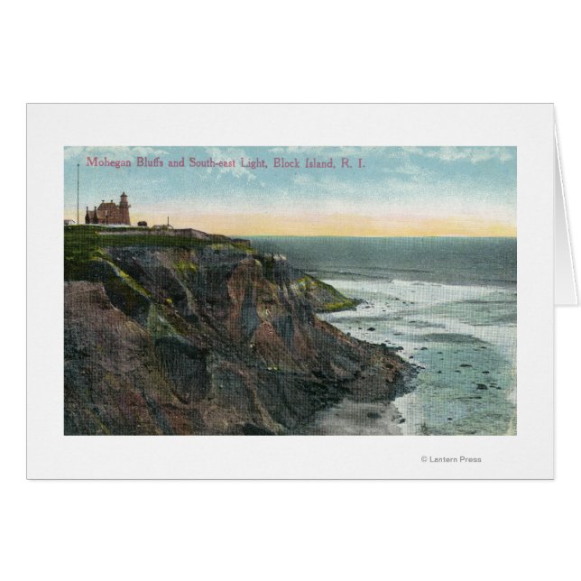 Aussicht auf Mohegan Bluffs und Südosten (Vorderseite (Horizontal))