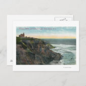 Aussicht auf Mohegan Bluffs und Südosten Postkarte (Vorne/Hinten)