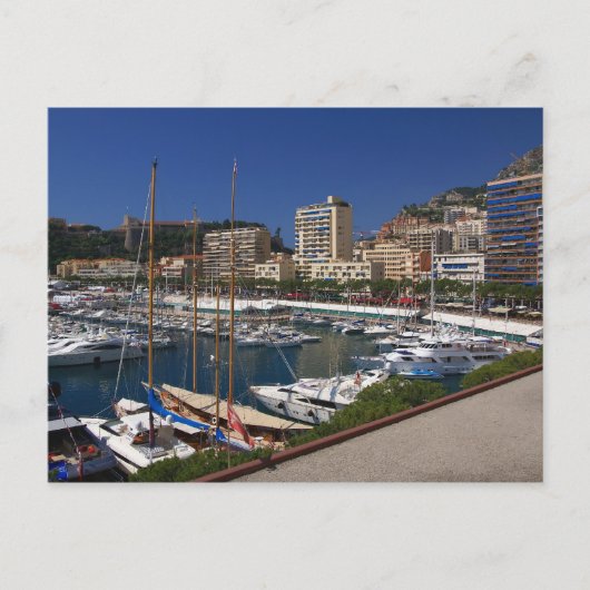 Aussicht auf Monaco Postkarte (Vorderseite)