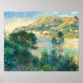 Aussicht auf Monte Carlo - Auguste Renoir Kunst, D Poster (Vorne)