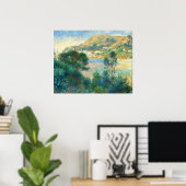 Aussicht auf Monte Carlo - Auguste Renoir Kunst, D Poster (Heimbüro)