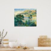Aussicht auf Monte Carlo - Auguste Renoir Kunst, D Poster (Küche)