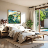 Aussicht auf Monte Carlo von Cap Martin, Renoir Poster