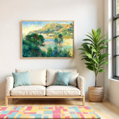 Aussicht auf Monte Carlo von Cap Martin, Renoir Poster