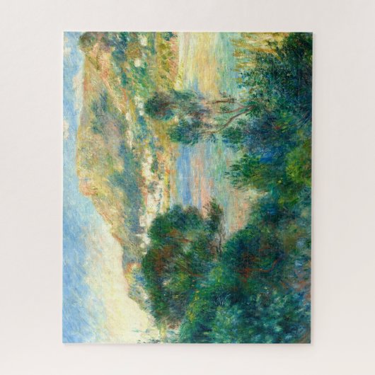 Aussicht auf Monte Carlo von Cap Martin, Renoir Puzzle (Vertikal)