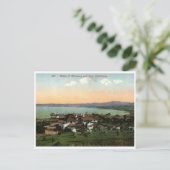 Aussicht auf Monterey California, Vintager Stil Postkarte (Stehend Vorderseite)