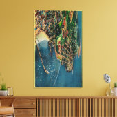 Aussicht auf Monterey und Presido Leinwanddruck (Insitu (Wohnzimmer))