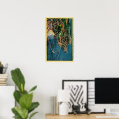 Aussicht auf Monterey und Presido Poster (Heimbüro)