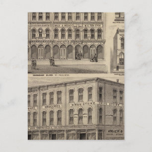 Aussicht auf Moore's und Wabashaw, Minnesota Postkarte