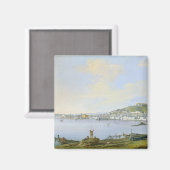 Aussicht auf Neapel Magnet (Vorderseite/Rückseite)