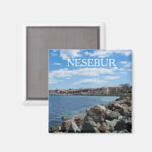 Aussicht auf Nesebur Stadt, Bulgarien Magnet (Vorderseite/Rückseite)