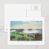 Aussicht auf Niagarafälle vom Oakes Drive Postkarte (Vorne/Hinten)