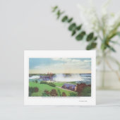 Aussicht auf Niagarafälle vom Oakes Drive Postkarte (Stehend Vorderseite)