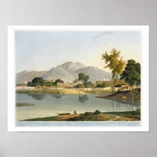 Aussicht auf Nijeibabad, in der Nähe des Koaduwar  Poster