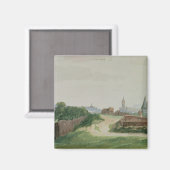 Aussicht auf Nürnberg, 1496-97 Magnet (Vorderseite/Rückseite)