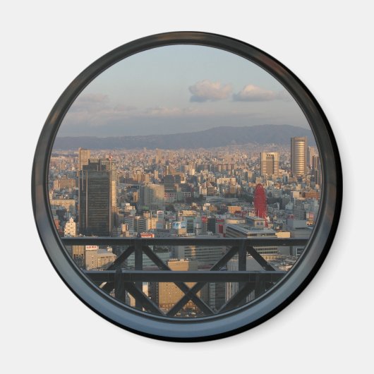 Aussicht auf Osaka Japan vom Umeda Sky Gebäude Magnet (Vorne)