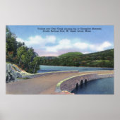 Aussicht auf Otter Creek Viadukt, Champlain Mt. Poster (Vorne)