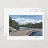 Aussicht auf Otter Creek Viadukt, Champlain Mt. Postkarte (Vorne/Hinten)