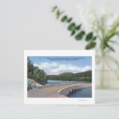 Aussicht auf Otter Creek Viadukt, Champlain Mt. Postkarte (Stehend Vorderseite)