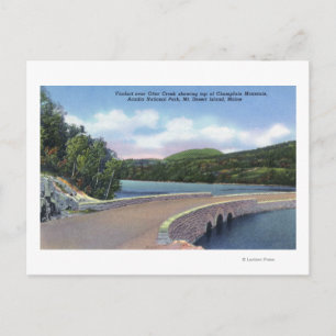 Aussicht auf Otter Creek Viadukt, Champlain Mt. Postkarte