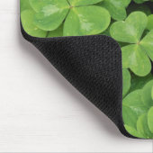 Aussicht auf Oxalis Oregana Wald Sorrel Foliage Mousepad (Ecke)