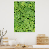 Aussicht auf Oxalis Oregana Wald Sorrel Foliage Poster (Küche)