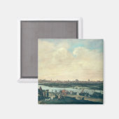 Aussicht auf Paris Magnet (Vorderseite/Rückseite)