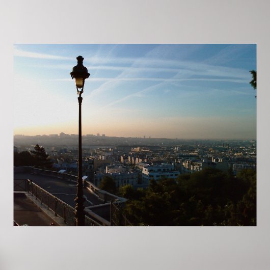 Aussicht auf Paris Poster (Vorne)