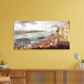 Aussicht auf Paris vom Quai de la Rapee Leinwanddruck (Insitu (Wohnzimmer))