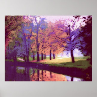 Aussicht auf Park Poster