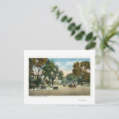Aussicht auf Park und Fairfield Avenue Postkarte (Stehend Vorderseite)