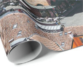 Aussicht auf Piazza Maggiore Platz und San Petr Geschenkpapier (Rolleneckpunkt)