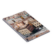 Aussicht auf Piazza Maggiore Platz und San Petr Notizblock (Rechte Seite)