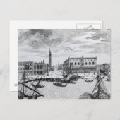 Aussicht auf Piazza San Marco vom Bacino, Venedig Postkarte (Vorne/Hinten)