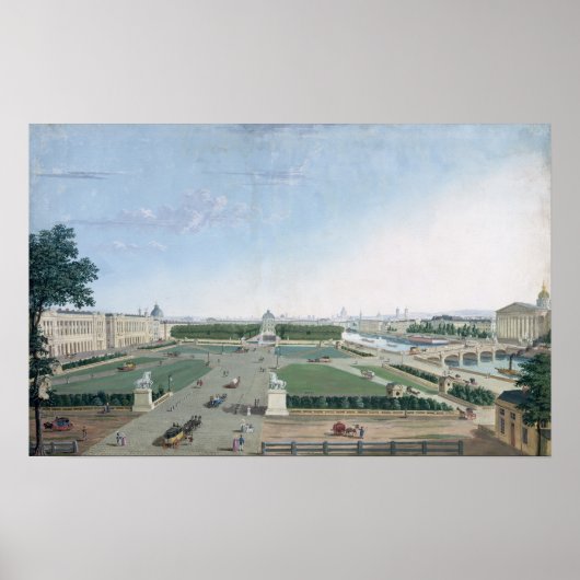 Aussicht auf Place Louis XV & Jardin des Poster (Vorne)