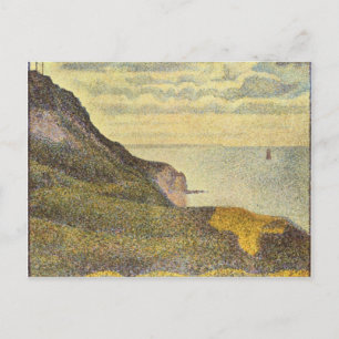 Aussicht auf Port-en-Bessin von Georges Seurat Postkarte