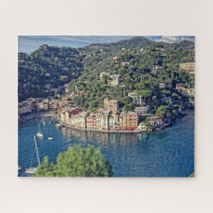 Aussicht auf Portofino, Italien - 16x20 - 520 Stk. Puzzle
