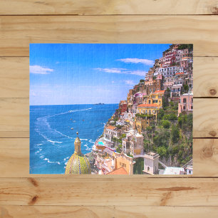 Aussicht auf Positano, Italien Puzzle