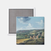 Aussicht auf Potrel Manor, nahe Dragey in der Norm Magnet (Vorderseite/Rückseite)