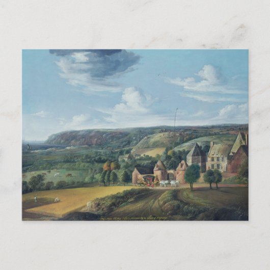 Aussicht auf Potrel Manor, nahe Dragey in der Norm Postkarte (Vorderseite)