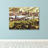 Aussicht auf Prag Leinwanddruck (Insitu (Holzboden))