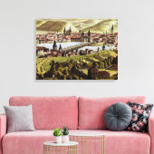 Aussicht auf Prag Leinwanddruck (Insitu (Wohnzimmer))