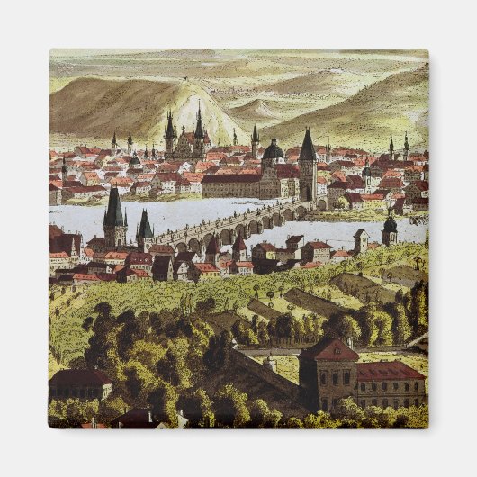 Aussicht auf Prag Magnet (Vorne)