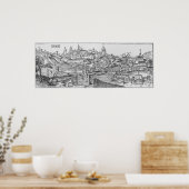 Aussicht auf Prag Poster (Küche)