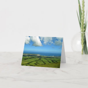 Aussicht auf Praia da Vitoria: Terceira Karte