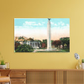 Aussicht auf Rathaus und MacDonough-Gedenkstätte Leinwanddruck (Insitu (Wohnzimmer))